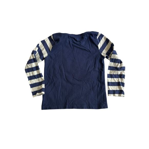 Mini Boden Squirrel in Leaves Fall Fun Applique Long Sleeve T Shirt Size 4-5 - Picture 3 of 4